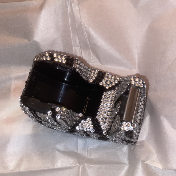 Zebra design rhinestone pencil holder, tape dispenser AND zebra print note pad - Picture 8 of 13